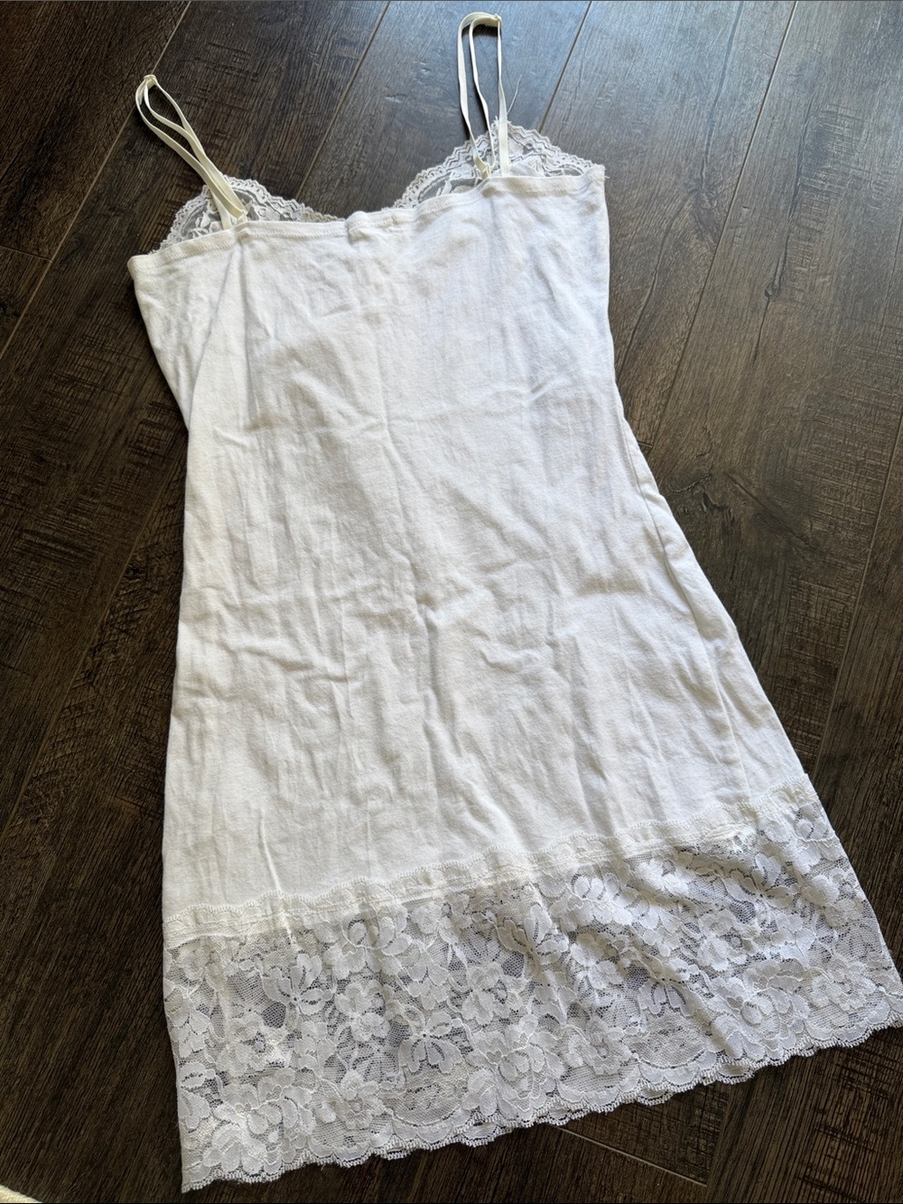 White Lace-Trim Camisole - Picture 5 of 5